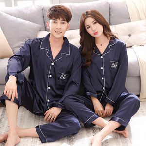 2025 Luxo Pijama Terno Pijama Conjuntos Casal Pijama Família Amante Noite Terno Homens & Mulheres Casual Home Clothing - Product Image 5