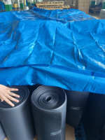 Tube d'isolation en mousse de caoutchouc EPDM à cellules fermées, résistant à la chaleur, pour tuyaux, avec service de découpe, longueur personnalisable, noir