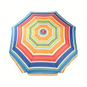 Sombrilla de Playa Portátil de 7.5' con Anclaje para Arena, Protección UV, con Barra Inclinable y Bolsa de Transporte, Ideal para Exteriores y Playa - Product Image 3