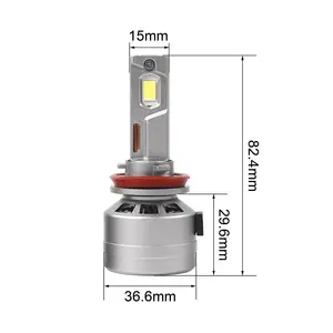 Bombillas de faro LED más brillantes H11 H8 H9 de la serie CN360 F10