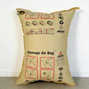 Bao bì khí đệm giấy kraft tái chế, tái sử dụng, kích thước tùy chỉnh, dùng để lấp đầy khoảng trống, bảo vệ hàng hóa, bán buôn - Product Image 1