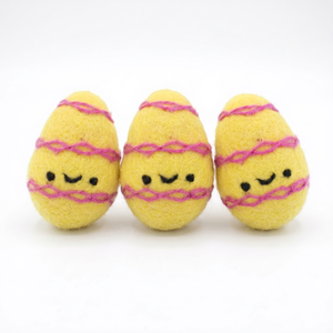 Wholesale Child for Felt Easter Egg Ornament Handmade Spring Indoor Hanging Decor Gift Set Good Quality - Product Image 1