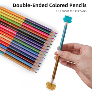 マカロン54色マーカーペン＆色鉛筆、ファッショナブルなデザインのパッケージ、学校用カスタムマーカーペンカラー、ハンドルロゴ入り - Product Image 6