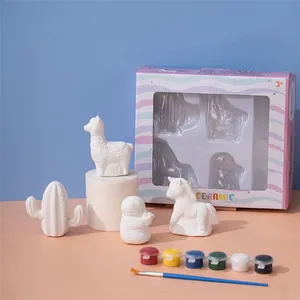 Creative Design DIY Educational Toys Mini Ceramic Arts Craft Kids Children Painting Sets Toy