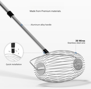เครื่องเก็บลูกบอลแบบปรับได้ ทำจากสแตนเลส สำหรับเทนนิสและกอล์ฟ - Product Image 4