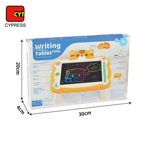 Grosir 10 inci kartun beruang LCD papan gambar bangku layar warna mainan belajar untuk anak-anak - Product Image 6