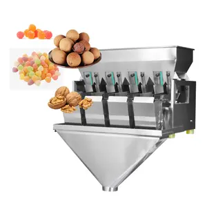 Automatic Multifunction Four Heads Linear Weigher Filler Packaging Machine Sugar Linear Weigher