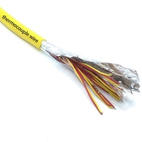 Câble d'extension de thermocouple multipaire isolé en PVC de haute qualité