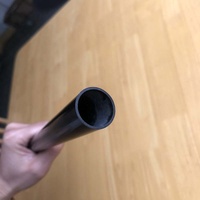 Bâtons de queue de poisson en Fiber de carbone mat, pour Tube de longueur 74CM, 500 pièces