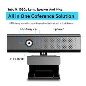 <span class=keywords><strong>Webcam</strong></span> de vidéoconférence USB 360 degrés HD 1080P Caméra de conférence <span class=keywords><strong>webcam</strong></span> tout-en-un avec microphones haut-parleur - Product Image 2
