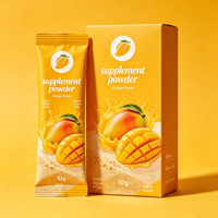 Sachets personnalisés avec logo, petits emballages jetables, pochettes pour miel, café en poudre, protéines en poudre, suppléments, thermoscellables, OEM