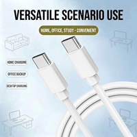 Câble USB C vers USB C 20W, câble de charge rapide USB, câble de données Type C, double Type C pour smartphone, câble de charge de téléphone, vente en gros OEM