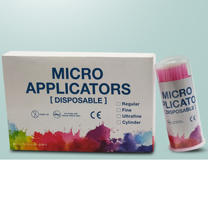 Best seller manuale di plastica per ciglia monouso Microbrush consumabili odontoiatri applicatori Scaler dentale
