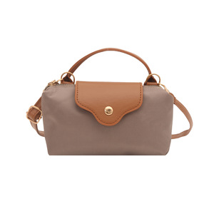 Sac à bandoulière personnalisé en polyester de haute qualité, couleur unie, texture, décontracté, simple, tendance, petit sac à main pour bébé - Product Image 3