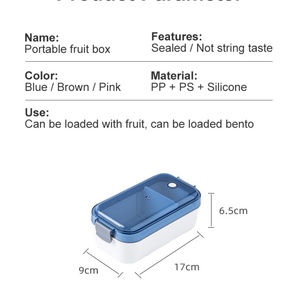 Caja de Almacenamiento Portátil Moderna Personalizada al por Mayor, Buen Precio, Material PP, Apta para Microondas, Refrigerada, para Alimentos, Frutas, Múltiples Usos - Product Image 5