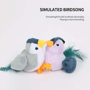 Juguete Interactivo Divertido para Gatos, Juguete de Peluche con Forma de Pájaro de Dibujos Animados, Nuevo Producto Moderno - Product Image 2