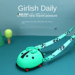 Nouveau dessin animé <span class=keywords><strong>coccinelle</strong></span> enfants tasse en plastique avec corde rebondissant paille Portable jouet tasse Sports de plein air Portable tasse - Product Image 4