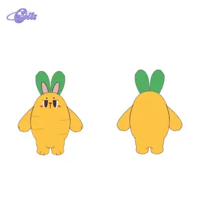 Hot Selling Adorable Cuddly Rabbit Carrot Plush Toy Children Company