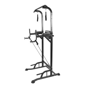 Nhà Phòng tập thể dục trên cơ thể trạm tháp điện đa chức năng thiết bị thể dục có thể điều chỉnh kéo thanh Dip trạm kim loại sử dụng nhà - Product Image 2