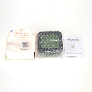 Chambre intérieure Mini Clean Reader Hygrothermographe Lcd Grand écran Moniteur à chiffres Compteur Hygromètre Capteur <span class=keywords><strong>de</strong></span> température et d'humidité - Product Image 6