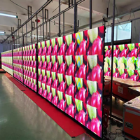 Écran LED d'affichage vidéo et mur vidéo à diodes électroluminescentes grand format pour location de scène intérieure couleur P3.91