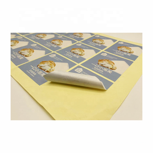 Custom Holographic Coated Paper Roll <strong>Sticker</strong> for Cups Waterproof Clear Round Self Adhesive CMYK Logo 4x6 Thermal Shipping - Product Image 6