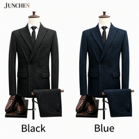 Costume Homme Élégant Premium 2 Pièces Sur Mesure - Style Coréen pour Bureau et Affaires