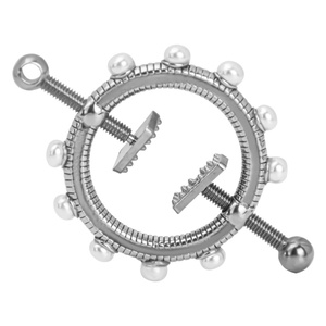 QKKQ Metal <b>Ring</b> Nipple Clamps High Quality Nipple Toys 304 Stainless Steel Breast Clamps BDSM Pain Pleasure Breast <b>Clips</b> - Product Image 3