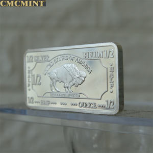 Новейшая монета, 1/2 тройская унция, бизоны, бизоны, памятные монеты - Product Image 4