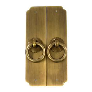 Chinese Style Brass Cabinet Door Handles Rectangle <b>Wardrobe</b> <b>Hardware</b> JHG-066 Durable - Product Image 5