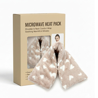 Pack chauffant pour micro-ondes, thérapie thermique pour soulager la douleur, inconfort musculaire, coffret cadeau
