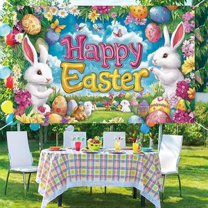 Hot Sale Waterproof Thanksgiving Polyester <b>Banner</b> Custom Print for Autumn Harvest Family Gathering Yard Home Decor - Product Image 4