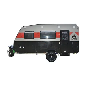 MJC Padrão Australiano RV Luxo Pequeno Leve Mini 16 Pés Caravan Travel Trailer