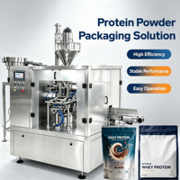 Máquina Empacadora Automática de Alta Precisión para Bolsas Doypack Preformadas para Proteína en Polvo