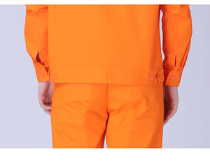 ورشة لحام لإصلاح السيارات ملابس طويلة وقصيرة الأكمام بدلة قطنية عاكسة ميزة حماية العمل تقنيات مطبوعة - Product Image 6