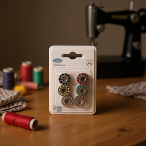 Bobine Metalliche Ilan 6 Pezzi con Filo per Macchina da Cucire - Product Image 2