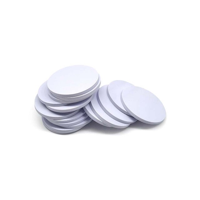Adhesive RFID Tag 18/20/25/30/35mm Round NFC Coin PVC On-metal Tag RFID NFC Tag