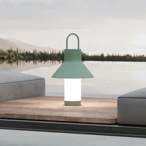 Şarj edilebilir açık Led fener küçük gece ışıkları taşınabilir Retro Vintage kamp lambası