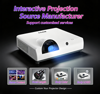 Système de projection immersive de cascade florale murale et au sol sur mesure avec laser 2K et demande de devis pour centres commerciaux, musées
