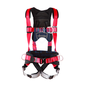 産業用落下防止安全ベルト | 耐久性のあるフルボディクイックコネクトバックル100kg容量 | レスキューエネルギー吸収ストラップ - Product Image 1