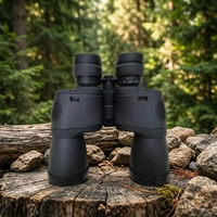 Binoculares de Caza con Zoom 10x para Exteriores, con Diámetro de Objetivo de 50 mm, Sistema de Prisma Porro de Largo Alcance para Observación de Aves, Caza y Deportes