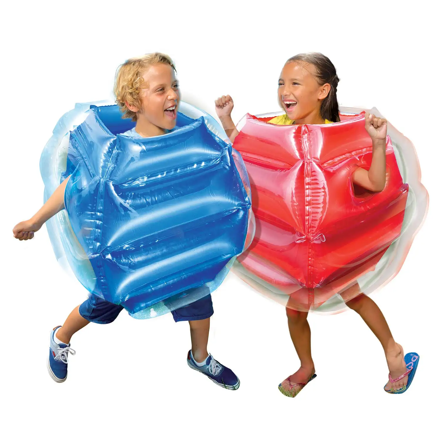Balle tactile gonflable de 60 cm Pare-chocs extérieurs pour le corps Balles de compétition carrées de collision gonflables pour enfants