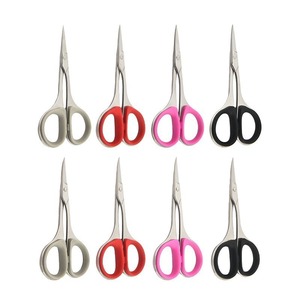 Ciseaux à sourcils en acier inoxydable, ciseaux courbes pour la beauté et le maquillage, ciseaux faits à la main, ciseaux à broder - Product Image 5