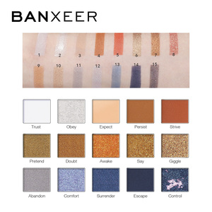 2020 nueva llegada 15 colores paleta de sombra de ojos de alta calidad personalidad brillo paleta de sombra de ojos - Product Image 3