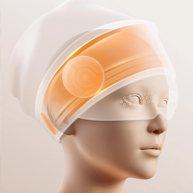 Remote Control Smart Head and Eye Massager with Heating for Office Home Use, OEM/ODM Portable Scalp Relaxation Gifts