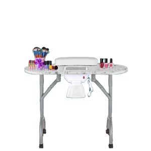 <span class=keywords><strong>Mesa</strong></span> de <span class=keywords><strong>manicura</strong></span> de salón negro de belleza <span class=keywords><strong>barata</strong></span> de fábrica, <span class=keywords><strong>mesa</strong></span> <span class=keywords><strong>plegable</strong></span> estampada, <span class=keywords><strong>mesa</strong></span> portátil para uñas con estuche de maquillaje - Product Image 2