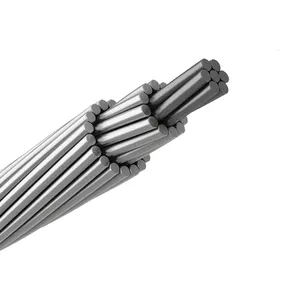 Cable desnudo de resistencia ACSR Hawk Conductor de aluminio Cable eléctrico de acero