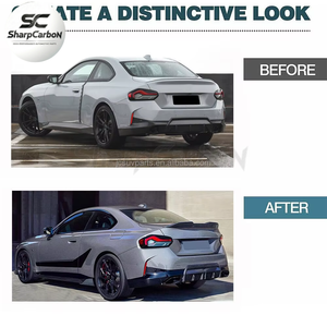 Diffuseur de pare-chocs arrière en fibre de carbone pour <span class=keywords><strong>BMW</strong></span> Série 2 G42 M Sport M235i M240i <span class=keywords><strong>220i</strong></span> Coupé <span class=keywords><strong>2022</strong></span> 2023 - Product Image 5