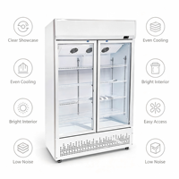 Pendingin Bir Portabel Stainless Steel dengan Roda, Kompresor Terintegrasi, Kulkas Minuman