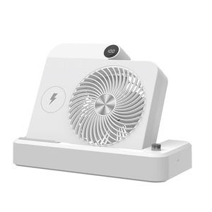 Mini Desktop Fan With Wireless Charging Usb Powered Touch Control Rechargeable For Home Office Use - Product Image 5
